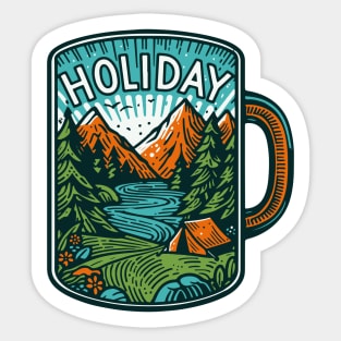 Camping - Holiday V1 Sticker